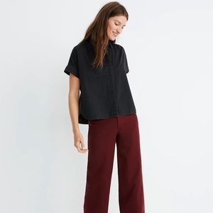 Madewell Denim Hilltop Shirt in Lunar Wash XS